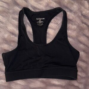 ALL ACCESS Sleek Black Sports Bra